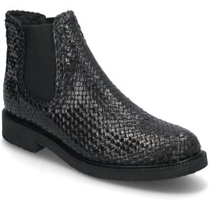 ANGULUS Booties - Flat - With Elastic 35 2072/001 BLACK BRAID/BLACK 35 ANGULUS Booties - Flat - With Elastic 35 2072/001 BLACK BRAID/BLACK 35