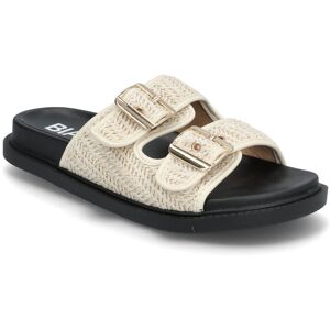 Bianco Biaoslo Buckle Slide Raffia 38 OFF WHITE 38 Bianco Biaoslo Buckle Slide Raffia 38 OFF WHITE 38
