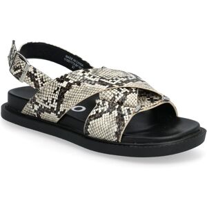 Bianco Biaoslo Cross Sandal Faux Leather 38 WHITE SNAKE 38 Bianco Biaoslo Cross Sandal Faux Leather 38 WHITE SNAKE 38