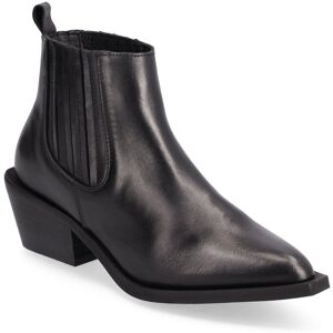 Bianco Biamona Western Boot Low Chelsea Crust 36 BLACK 36 Bianco Biamona Western Boot Low Chelsea Crust 36 BLACK 36