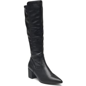 Bianco Biadevived Stretch Knee High Boot Smooth Faux Leather 36 BLACK 36 Bianco Biadevived Stretch Knee High Boot Smooth Faux Leather 36 BLACK 36
