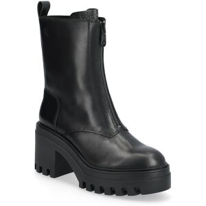 Calvin Chunky Heeled Zip Boot Lth 40 x 40 TRIPLE BLACK 40 x 40 Calvin Chunky Heeled Zip Boot Lth 40 x 40 TRIPLE BLACK 40 x 40