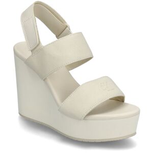 Calvin Wedge Sandal Webbing In 41 TRIPLE TURTLE DOVE 41 Calvin Wedge Sandal Webbing In 41 TRIPLE TURTLE DOVE 41