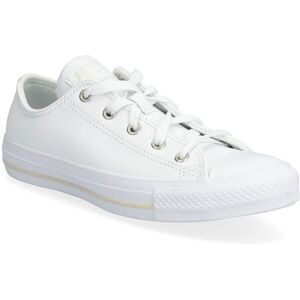 Converse Ctas Ox White/White/Lt Orewood Brn 37 WHITE 37 Converse Ctas Ox White/White/Lt Orewood Brn 37 WHITE 37