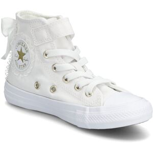 Converse Ctas 1V Hi White/White/Gold 29 WHITE 29 Converse Ctas 1V Hi White/White/Gold 29 WHITE 29