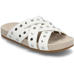 Michael Kors Irene Flat Sandal 40 OPTIC WHITE 40 Michael Kors Irene Flat Sandal 40 OPTIC WHITE 40