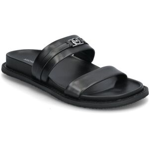 Michael Kors Mandy Flat Sandal 40 BLACK 40 Michael Kors Mandy Flat Sandal 40 BLACK 40