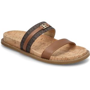 Michael Kors Mandy Flat Sandal 35 BRN/LUGGAGE 35 Michael Kors Mandy Flat Sandal 35 BRN/LUGGAGE 35