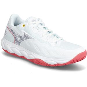 Mizuno Wave Enforce Court Ac W 41 WHITE/BLUE GRANITE/CALYPSO CORAL 41 Mizuno Wave Enforce Court Ac W 41 WHITE/BLUE GRANITE/CALYPSO CORAL 41