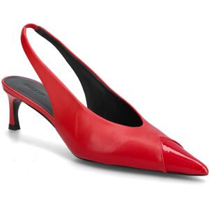 ROTATE Leather Slingback Pump 40 BARBADOS CHERRY 40 ROTATE Leather Slingback Pump 40 BARBADOS CHERRY 40
