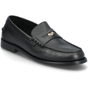 Tommy Hilfiger Hilfiger Penny Crust Lth Loafer 46 BLACK 46 Tommy Hilfiger Hilfiger Penny Crust Lth Loafer 46 BLACK 46