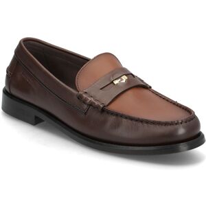 Tommy Hilfiger Hilfiger Penny Crust Lth Loafer 43 DARK MOCHA 43 Tommy Hilfiger Hilfiger Penny Crust Lth Loafer 43 DARK MOCHA 43