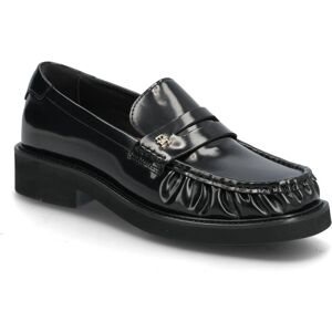 Tommy Hilfiger Th Square Toe Abrasivato Loafer 38 BLACK 38 Tommy Hilfiger Th Square Toe Abrasivato Loafer 38 BLACK 38