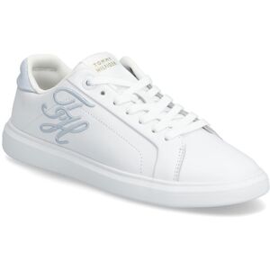 Tommy Hilfiger Th Icon Court Script 40 WHITE BREEZY BLUE 40 Tommy Hilfiger Th Icon Court Script 40 WHITE BREEZY BLUE 40