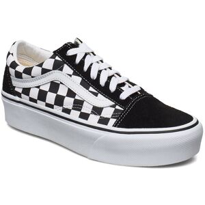 VANS Ua Old Skool Platform 42 CHECKERBOARD BLACK/TRUE WHITE 42 VANS Ua Old Skool Platform 42 CHECKERBOARD BLACK/TRUE WHITE 42