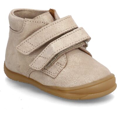 ANGULUS Shoes - Flat - With Velcro 19 4018 ROSE GLITTER SUEDE 19 ANGULUS Shoes - Flat - With Velcro 19 4018 ROSE GLITTER SUEDE 19