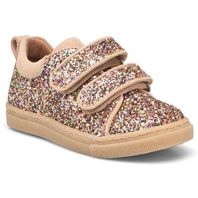 ANGULUS Shoes - Flat - With Velcro 29 2488/1149 MULTI GLITTER/SAND 29 ANGULUS Shoes - Flat - With Velcro 29 2488/1149 MULTI GLITTER/SAND 29