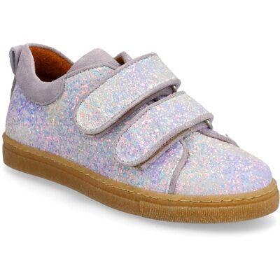 ANGULUS Shoes - Flat - With Velcro 24 4035/3231 UNICORN GLITTER/LILA 24 ANGULUS Shoes - Flat - With Velcro 24 4035/3231 UNICORN GLITTER/LILA 24