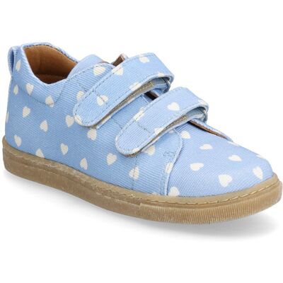 ANGULUS Shoes - Flat - With Velcro 30 3923/1789 SKY BLUE HEART/TAN 30 ANGULUS Shoes - Flat - With Velcro 30 3923/1789 SKY BLUE HEART/TAN 30