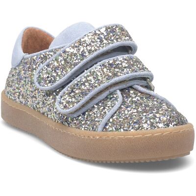 ANGULUS Shoes - Flat - With Velcro 30 3619/4610 SPRING MULTI GLITTER 30 ANGULUS Shoes - Flat - With Velcro 30 3619/4610 SPRING MULTI GLITTER 30