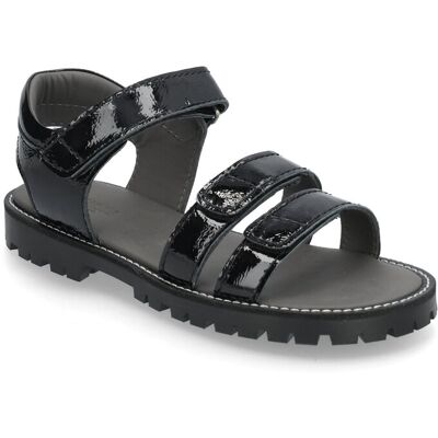 ANGULUS Sandals - Flat - Open Toe - Op 32 1310 BLACK 32 ANGULUS Sandals - Flat - Open Toe - Op 32 1310 BLACK 32