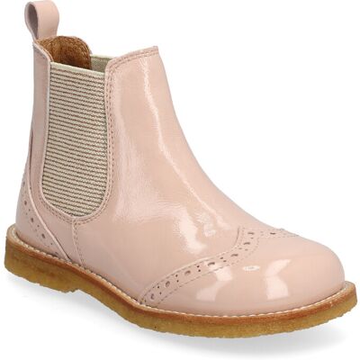 ANGULUS Booties - Flat - With Elastic 24 3282/048 ROSEBUD/ROSEBUD ELAST 24 ANGULUS Booties - Flat - With Elastic 24 3282/048 ROSEBUD/ROSEBUD ELAST 24