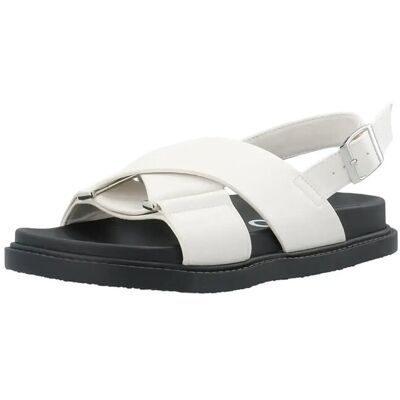 Bianco Biaoslo Cross Sandal Faux Leather 36 OFF WHITE 36 Bianco Biaoslo Cross Sandal Faux Leather 36 OFF WHITE 36