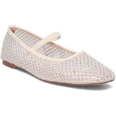 Bianco Bialilja Mesh Ballerina 36 OFF WHITE 36 Bianco Bialilja Mesh Ballerina 36 OFF WHITE 36