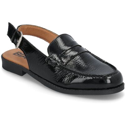 Bianco Biapop Slingback Loafer Nappalak 37 BLACK 37 Bianco Biapop Slingback Loafer Nappalak 37 BLACK 37