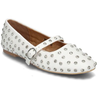 Bianco Fall Simili Mary Jane #P 40 WHITE 40 Bianco Fall Simili Mary Jane #P 40 WHITE 40