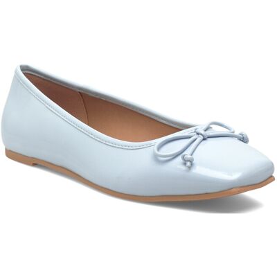 Bianco Biarose Karré Ballet Flat Faux Leather 37 SKY BLUE PATENT 37 Bianco Biarose Karré Ballet Flat Faux Leather 37 SKY BLUE PATENT 37