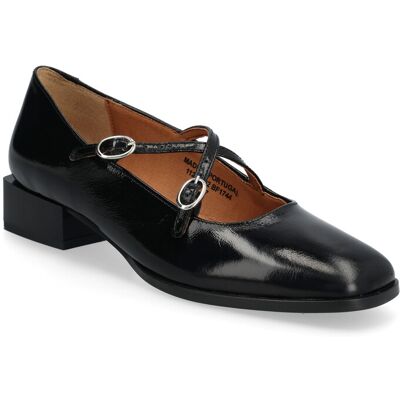 Bianco Biaesther Cross Mary Jane Leather 37 BLACK 37 Bianco Biaesther Cross Mary Jane Leather 37 BLACK 37