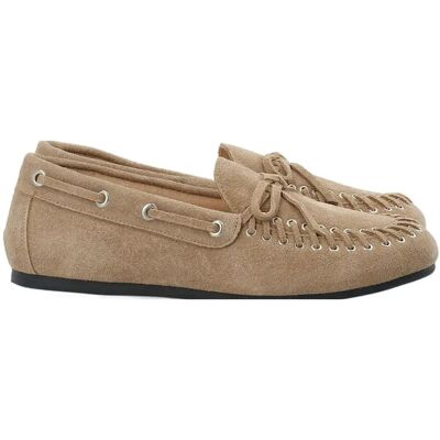 Bianco Biamarlene Moccassin Slipper Suede 41 SAND 41 Bianco Biamarlene Moccassin Slipper Suede 41 SAND 41