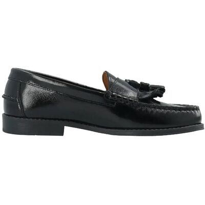 Bianco Biapop Fringe Tassel Loafer Nappalak 38 BLACK 38 Bianco Biapop Fringe Tassel Loafer Nappalak 38 BLACK 38