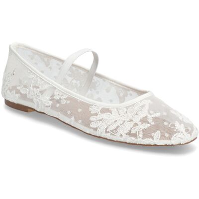 Bianco Bialilja Lace Ballerina 39 OFF WHITE 39 Bianco Bialilja Lace Ballerina 39 OFF WHITE 39