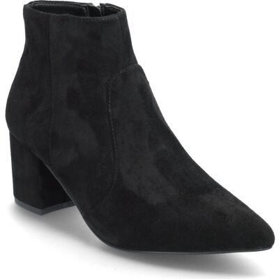 Bianco Biadevived Ankle Boot Faux Suede 37 BLACK 37 Bianco Biadevived Ankle Boot Faux Suede 37 BLACK 37
