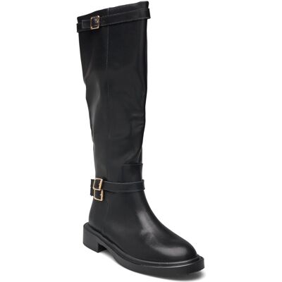 Bianco Biapaloma Knee High Boot Smooth Leather 41 BLACK 41 Bianco Biapaloma Knee High Boot Smooth Leather 41 BLACK 41