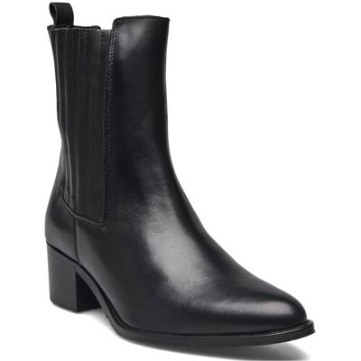 Bianco Biacarol Chelsea Boot Smooth Leather 40 BLACK 40 Bianco Biacarol Chelsea Boot Smooth Leather 40 BLACK 40