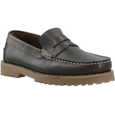 Bianco Biagreg Penny Loafer Texas Tumbled 41 BROWN 41 Bianco Biagreg Penny Loafer Texas Tumbled 41 BROWN 41