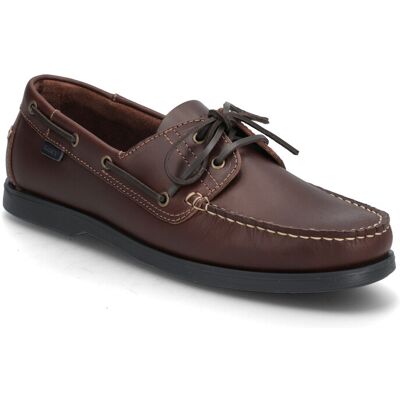 Bianco Biaibiza Boat Shoe Pull Up Leather 43 BROWN 43 Bianco Biaibiza Boat Shoe Pull Up Leather 43 BROWN 43