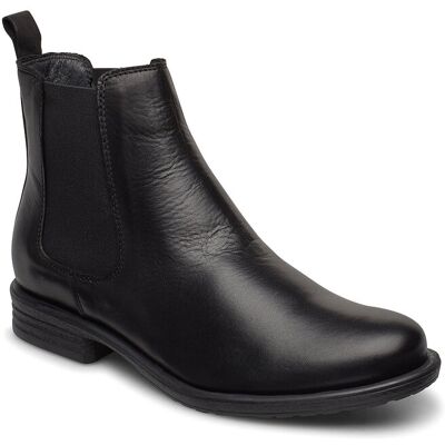 Bianco Biadanelle Chelsea Boot Leather 36 BLACK 36 Bianco Biadanelle Chelsea Boot Leather 36 BLACK 36