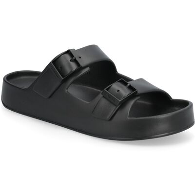 Calvin Ergon Eva Double Bar Sandal 42 TRIPLE BLACK 42 Calvin Ergon Eva Double Bar Sandal 42 TRIPLE BLACK 42