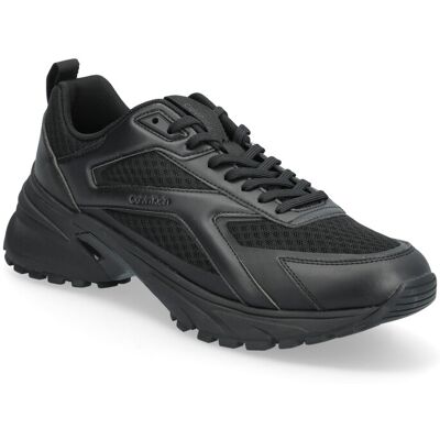 Calvin Hike Runner Laceup Strip M-Lt 41 TRIPLE BLACK 41 Calvin Hike Runner Laceup Strip M-Lt 41 TRIPLE BLACK 41