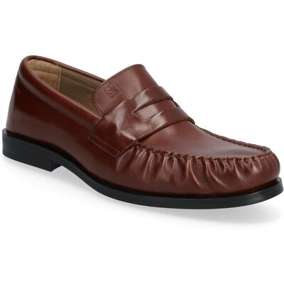 Calvin Ess Rubber Loafer Wr Pol Lth 41 SORREL HORSE 41 Calvin Ess Rubber Loafer Wr Pol Lth 41 SORREL HORSE 41