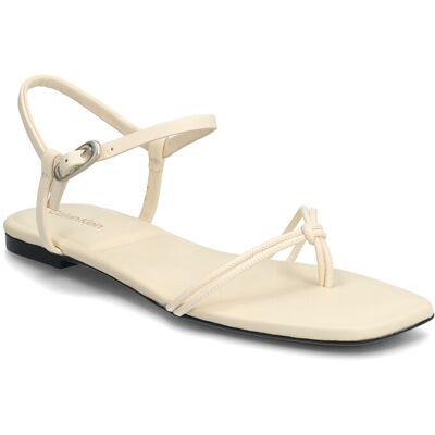 Calvin Square Flat Sandal Strap Lth 36 LIGHT CASHEW 36 Calvin Square Flat Sandal Strap Lth 36 LIGHT CASHEW 36
