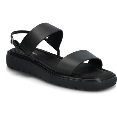 Calvin Sq Molded Sandal Slin Lth 36 TRIPLE BLACK 36 Calvin Sq Molded Sandal Slin Lth 36 TRIPLE BLACK 36