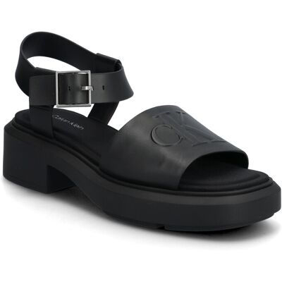 Calvin Chunky Sandal Lth Mg 37 TRIPLE BLACK 37 Calvin Chunky Sandal Lth Mg 37 TRIPLE BLACK 37