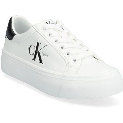 Calvin Vulc Flatform Laceup Low Lth 36 BRIGHT WHITE 36 Calvin Vulc Flatform Laceup Low Lth 36 BRIGHT WHITE 36