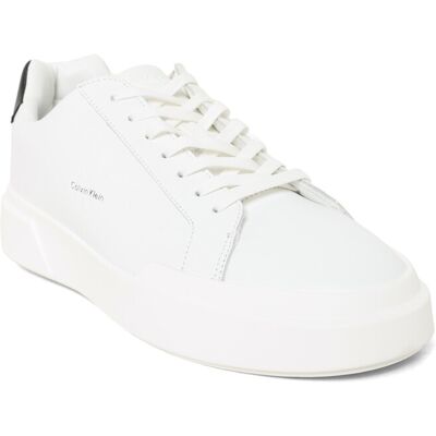 Calvin Chunky Cupsole Laceup Lth 45 BRIGHT WHITE BLACK 45 Calvin Chunky Cupsole Laceup Lth 45 BRIGHT WHITE BLACK 45
