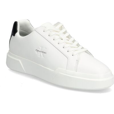 Calvin Chunky Cupsole Laceup Lth 46 WHITE BLACK WHITE 46 Calvin Chunky Cupsole Laceup Lth 46 WHITE BLACK WHITE 46
